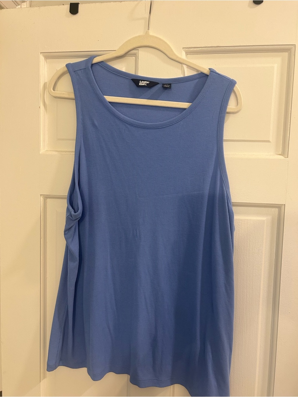 Lands' End Periwinkle Crewneck Tank Top